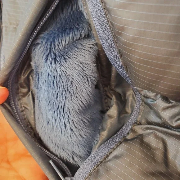 Lands' End Womens Wide Channel Down Jacket Down Filled Size S Blue Outdoors - Picture 4 of 14